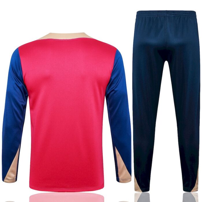 Mens Barcelona 2024/25 Half-Zip Sweater+Pant 815 - Image 3