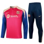 Mens Barcelona 2024/25 Half-Zip Sweater+Pant 815 - Image 2