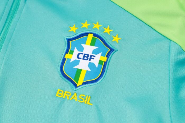 Mens Brazil 2024/25 Half-Zip Sweater+Pant 815 - Image 5