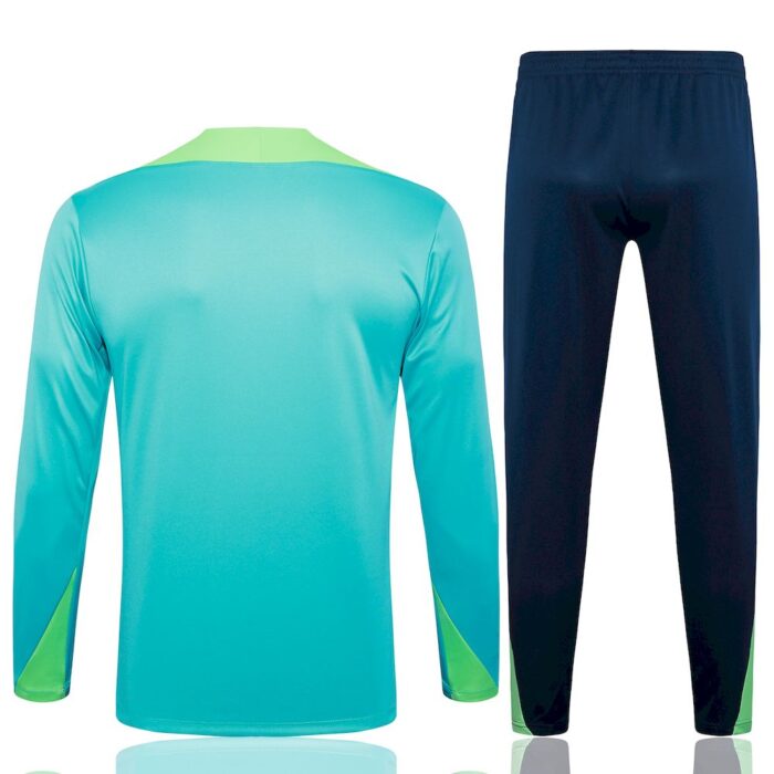 Mens Brazil 2024/25 Half-Zip Sweater+Pant 815 - Image 3