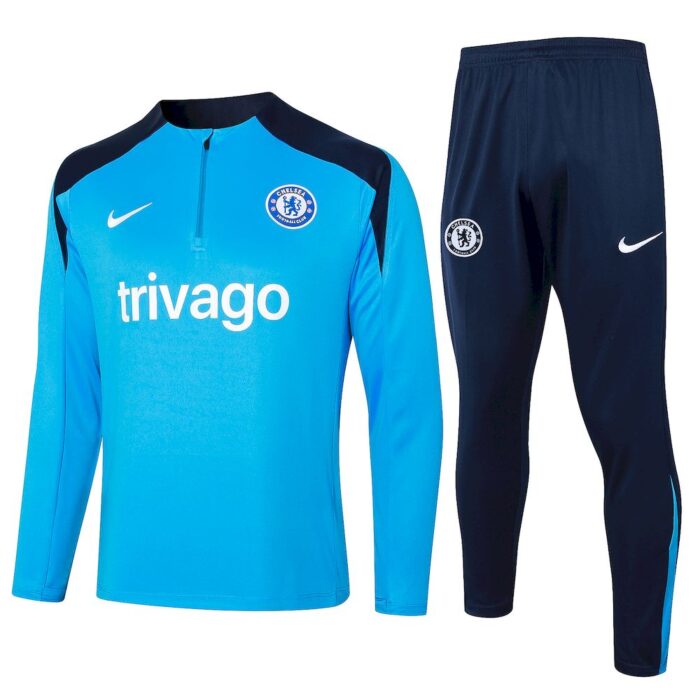 Mens Chelsea 2023/24 Half-Zip Sweater+Pant 815 - Image 2