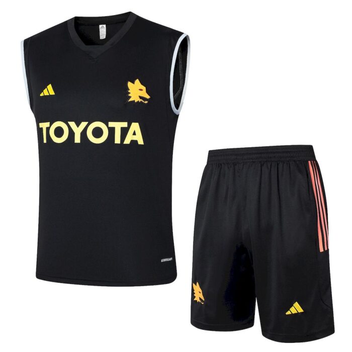 Mens AS Roma 2023/24 Tank Top+Short 815 - Image 3