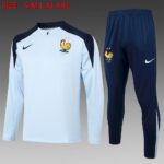 Mens France 2024/25 Half-Zip Sweater+Pant 815 - Image 2