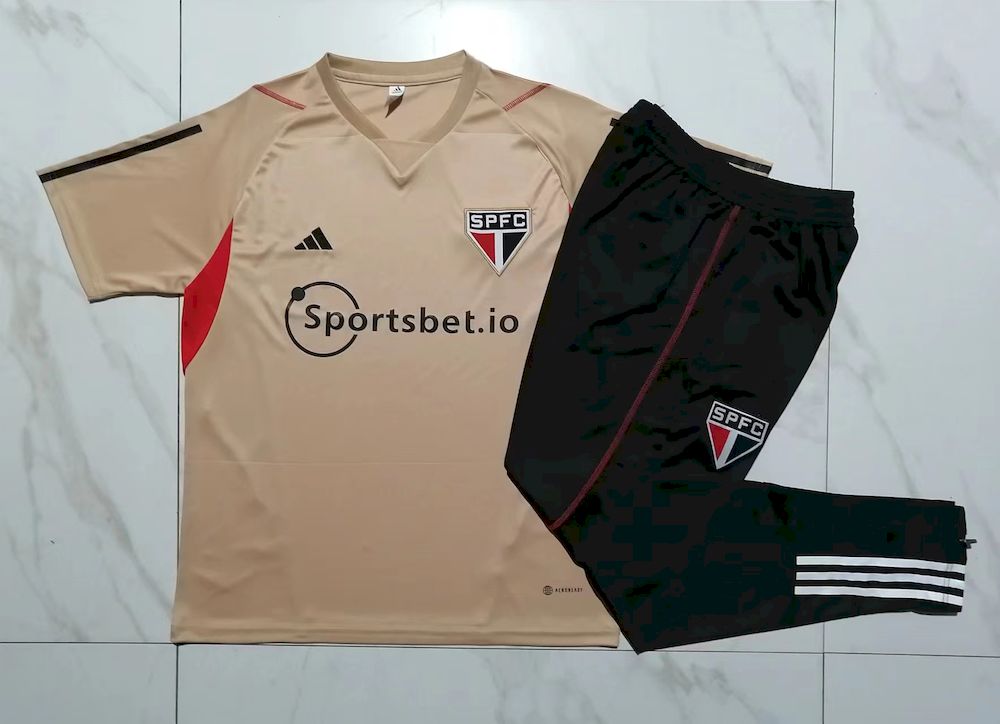 Mens Sao Paulo 2023/24 Training Jersey+Pant 815