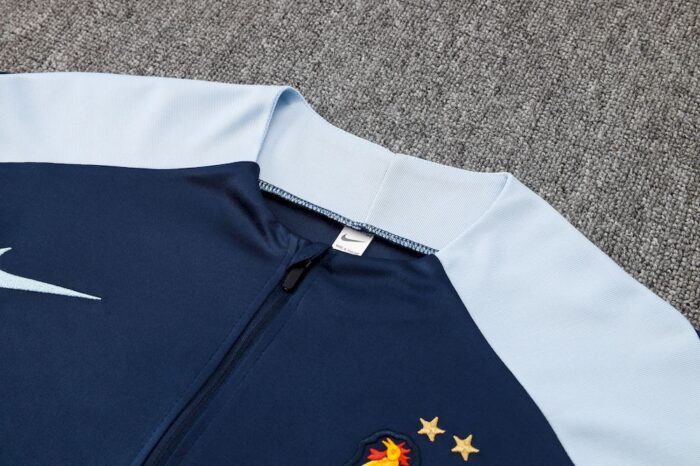 Mens France 2024/25 Half-Zip Sweater+Pant 815 - Image 4