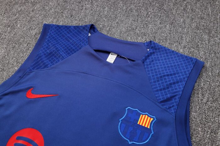 Mens Barcelona 2023/24 Tank Top+Short 815 - Image 4