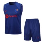 Mens Barcelona 2023/24 Tank Top+Short 815 - Image 3