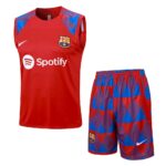 Mens Barcelona 2023/24 Tank Top+Short 815 - Image 3