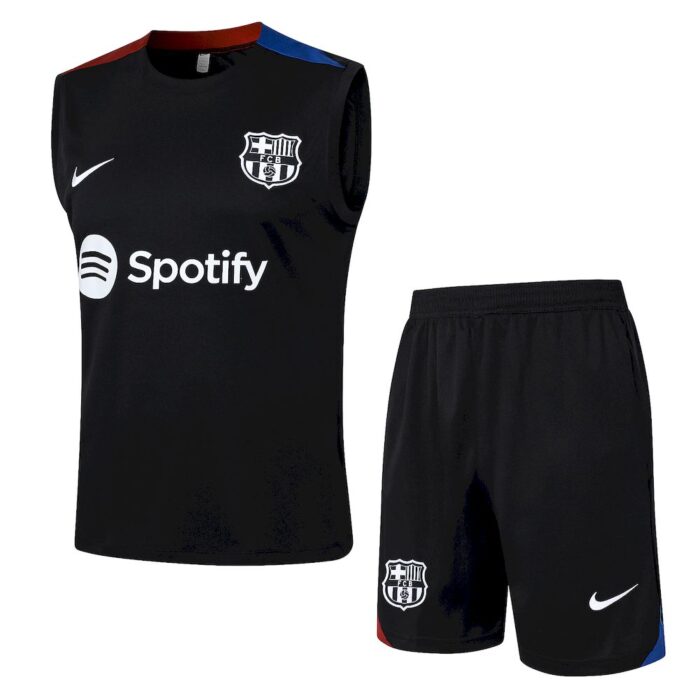 Mens Barcelona 2024/25 Tank Top+Short 815 - Image 3