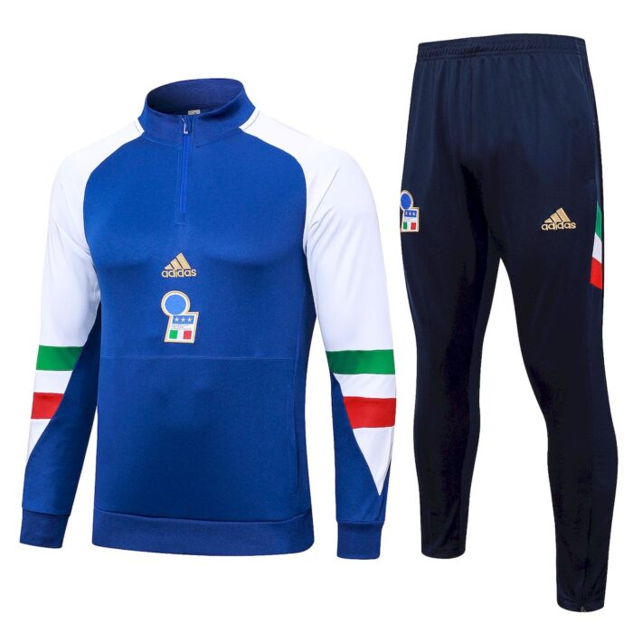 Mens Italy 2023/24Half-Zip Sweater+Pant 815 - Image 2