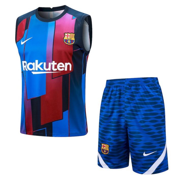 Mens Barcelona 2024/25 Tank Top+Short 815 - Image 3