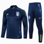 Mens Italy 2023/24Half-Zip Sweater+Pant 815 - Image 2