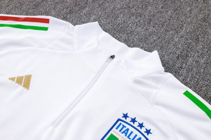Mens Italy 2023/24Half-Zip Sweater+Pant 815 - Image 4