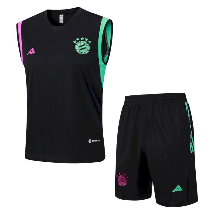 Mens Bayern Munich 2023/24 Tank Top+Short 815 - Image 3