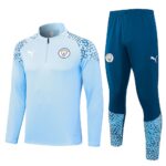 Mens Manchester City 2023/24 Half-Zip Sweater+Pant 815