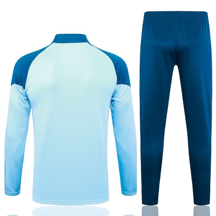 Mens Manchester City 2023/24 Half-Zip Sweater+Pant 815 - Image 3
