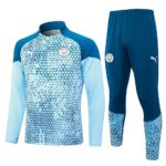 Mens Manchester City 2023/24 Half-Zip Sweater+Pant 815 - Image 2