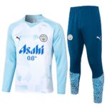 Mens Manchester City 2024/25 Half-Zip Sweater+Pant 815