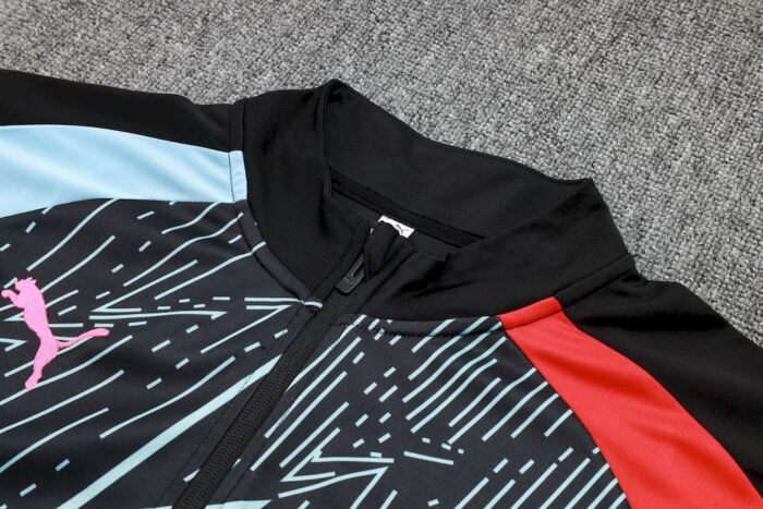 Mens Manchester City 2024/25 Half-Zip Sweater+Pant 815 - Image 4