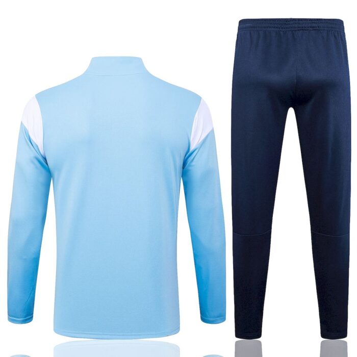 Mens Manchester City 2024/25 Half-Zip Sweater+Pant 815 - Image 3