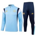 Mens Manchester City 2024/25 Half-Zip Sweater+Pant 815