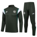 Mens Manchester City 2024/25 Half-Zip Sweater+Pant 815
