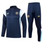 Mens Manchester City 2024/25 Half-Zip Sweater+Pant 815 - Image 2