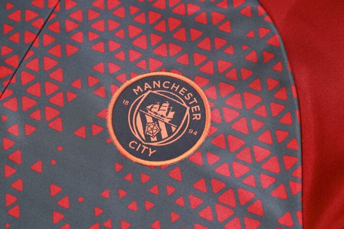 Mens Manchester City 2024/25 Half-Zip Sweater+Pant 815 - Image 5