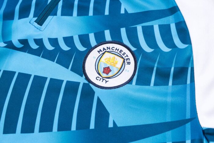 Mens Manchester City 2024/25 Half-Zip Sweater+Pant 815 - Image 5