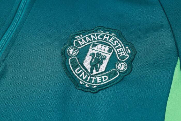 Mens Manchester United 2023/24 Half-Zip Sweater+Pant 815 - Image 5