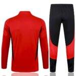 Mens Manchester United 2023/24 Half-Zip Sweater+Pant 815 - Image 3