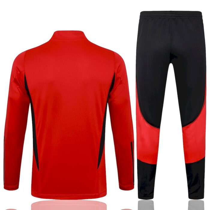 Mens Manchester United 2023/24 Half-Zip Sweater+Pant 815 - Image 3