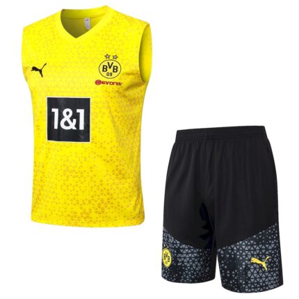 Mens Borussia Dortmund 2023/24 Tank Top+Short 815