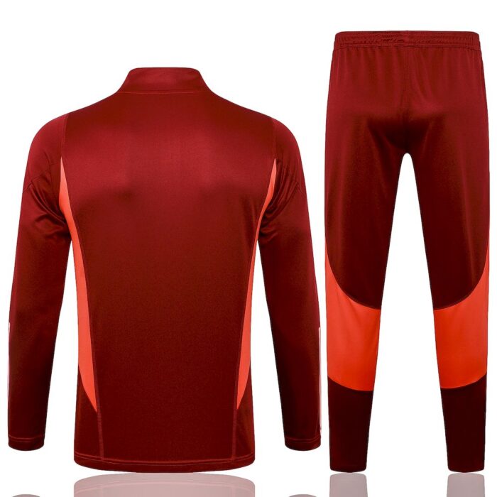 Mens Manchester United 2023/24 Half-Zip Sweater+Pant 815 - Image 3