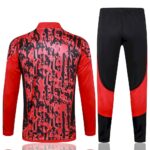 Mens Manchester United 2023/24 Half-Zip Sweater+Pant 815 - Image 3