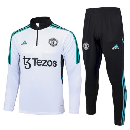 Mens Manchester United 2023/24 Half-Zip Sweater+Pant 815
