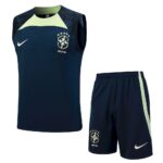 Mens Brazil 2023/24 Tank Top+Short 815 - Image 5