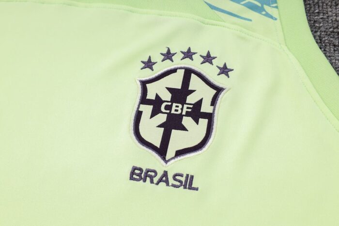 Mens Brazil 2023/24 Tank Top+Short 815 - Image 3