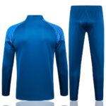 Mens Olympique Marseille 2023/24 Half-Zip Sweater+Pant 815 - Image 3