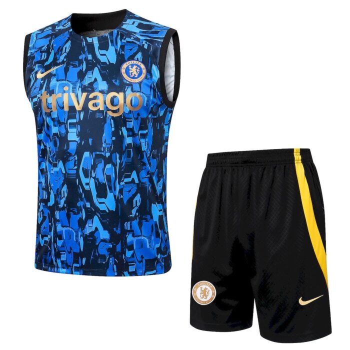 Mens Chelsea 2023/24 Tank Top+Short 815 - Image 4