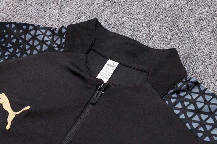 Mens Olympique Marseille 2023/24 Half-Zip Sweater+Pant 815 - Image 4