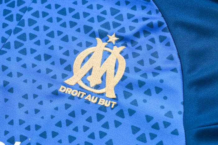 Mens Olympique Marseille 2023/24 Half-Zip Sweater+Pant 815 - Image 5