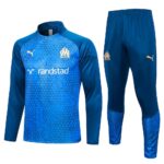 Mens Olympique Marseille 2023/24 Half-Zip Sweater+Pant 815