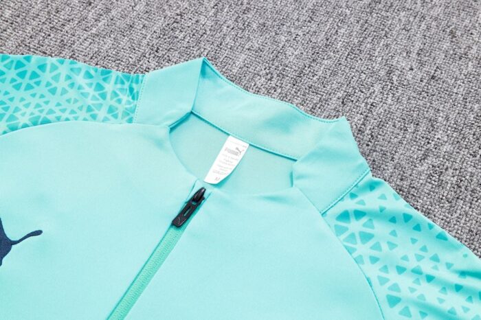 Mens Olympique Marseille 2023/24 Half-Zip Sweater+Pant 815 - Image 4