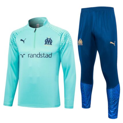 Mens Olympique Marseille 2023/24 Half-Zip Sweater+Pant 815 – view 2