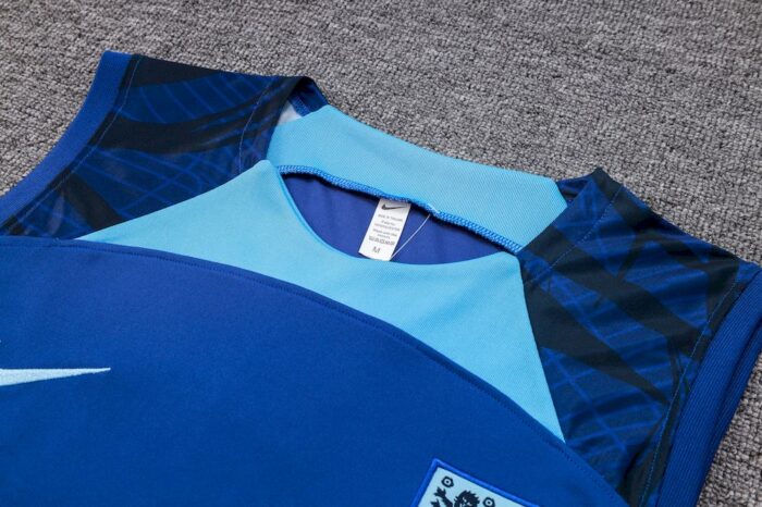 Mens England 2023/24 Tank Top+Short 815 - Image 5