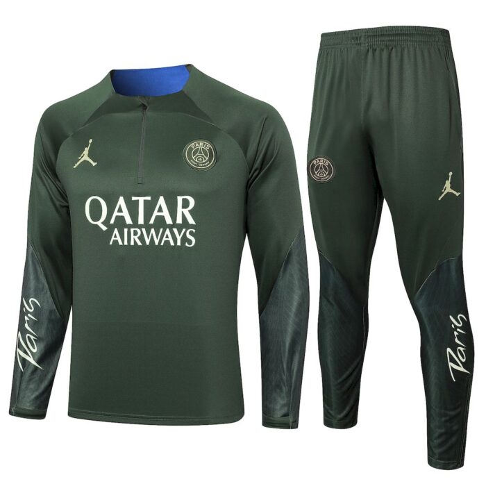 Mens Paris 2023/24 Half-Zip Sweater+Pant 815 - Image 2