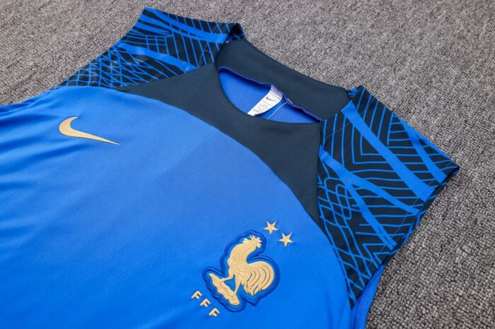 Mens France 2023/24 Tank Top+Short 815 - Image 4