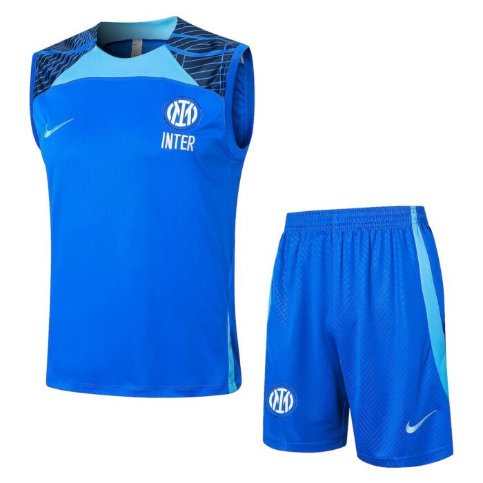 Mens Inter Milan 2023/24 Tank Top+Short 815 - Image 3