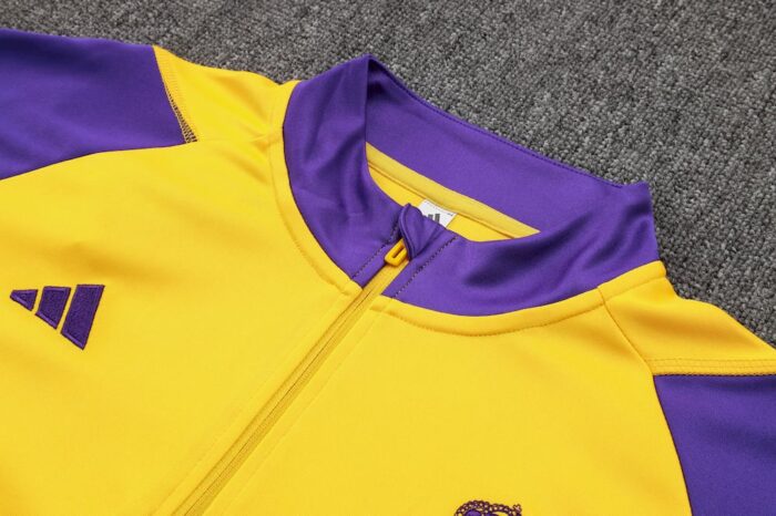Mens Real Madrid 2023/24 Half-Zip Sweater+Pant 815 - Image 4